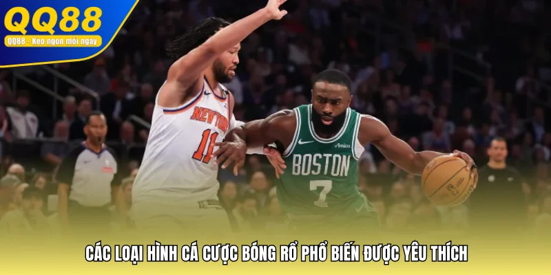 Các loại hình cá cược bóng rổ phổ biến được yêu thích